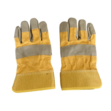 Machinery, construction workers, and driver work safety gloves cowhide durable safety gloves